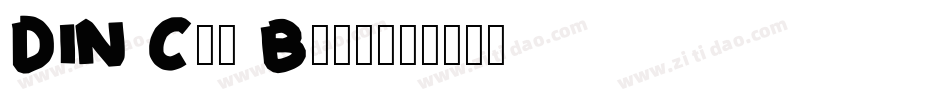 DIN Con Bold字体转换